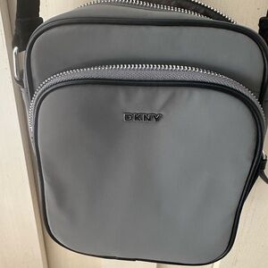 DKNY Men's Gray Messenger Bag